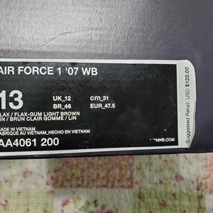 High top Nike air force one.